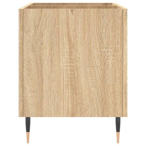 Platenkast 74,5x38x48 cm bewerkt hout sonoma eikenkleurig 5