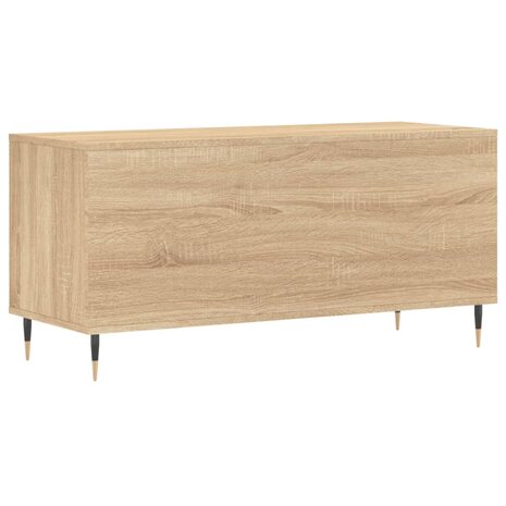 Platenkast 100x38x48 cm bewerkt hout sonoma eikenkleurig 6