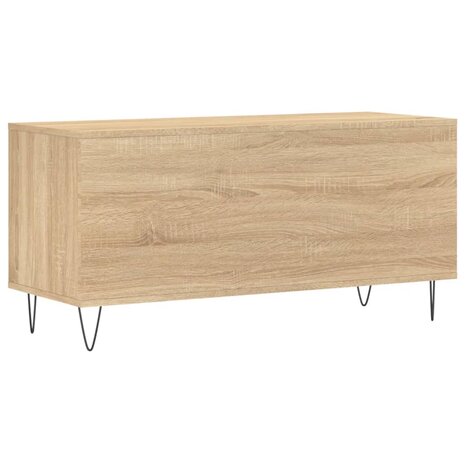 Platenkast 100x38x48 cm bewerkt hout sonoma eikenkleurig 6