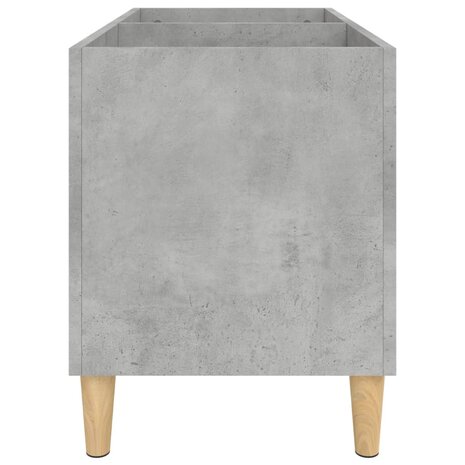 Platenkast 74,5x38x48 cm bewerkt hout betongrijs 6