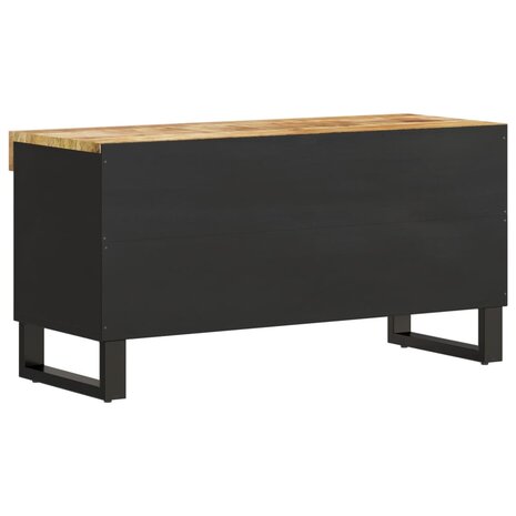 Tv-meubel 85x33x43,5 cm massief mangohout 5