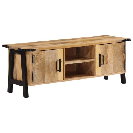 Tv-meubel 110x35x40 cm massief mangohout 1