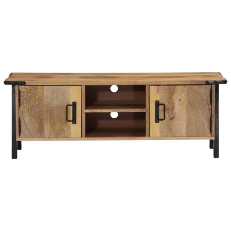 Tv-meubel 110x35x40 cm massief mangohout 3