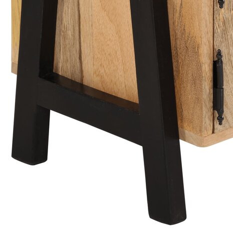 Tv-meubel 110x35x40 cm massief mangohout 7