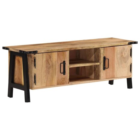 Tv-meubel 110x35x40 cm massief mangohout 10