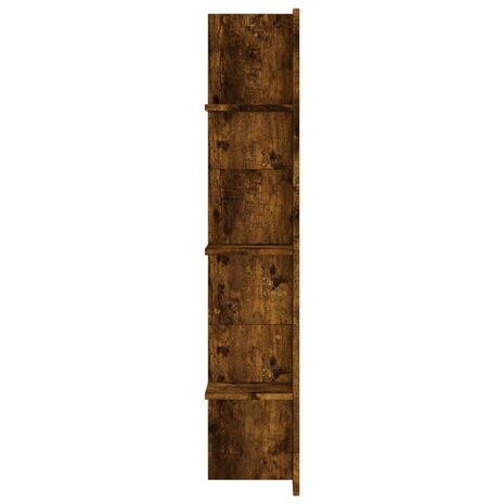 Tv-meubel 152x22x113 cm bewerkt hout gerookt eikenkleurig 5