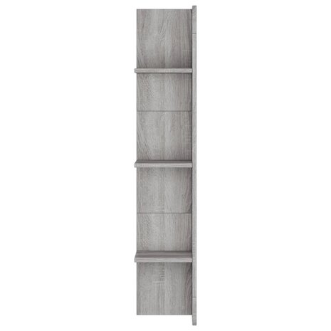 Tv-meubel 152x22x113 cm bewerkt hout grijs sonoma eikenkleurig 5