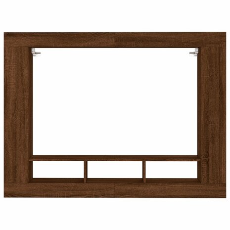 Tv-meubel 152x22x113 cm bewerkt hout bruin eikenkleur 4