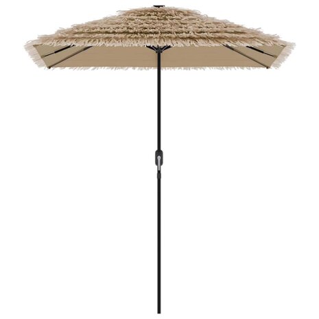 Parasol met stalen paal 300x200x250 cm bruin 4