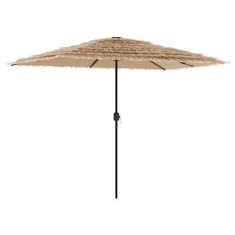 Parasol met stalen paal 300x200x250 cm bruin 5