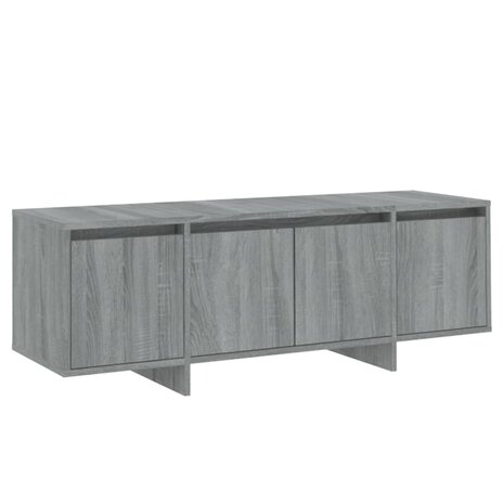 Tv-meubel 120x30x40,5 cm bewerkt hout grijs sonoma eikenkleurig 2