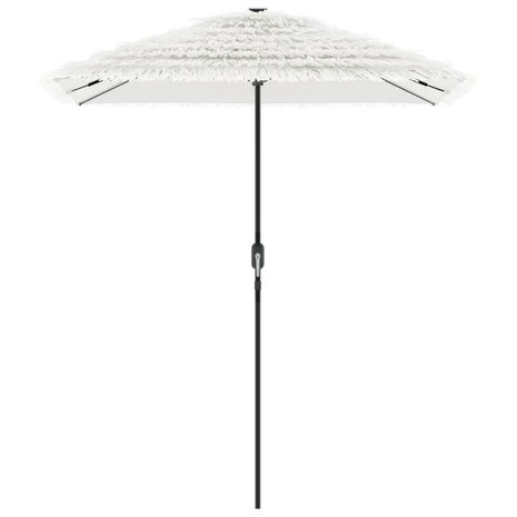 Parasol met stalen paal 300x200x250 cm wit 4