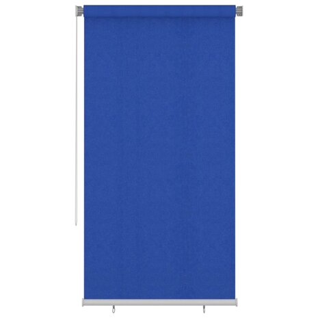 Rolgordijn voor buiten 120x230 cm HDPE blauw 1