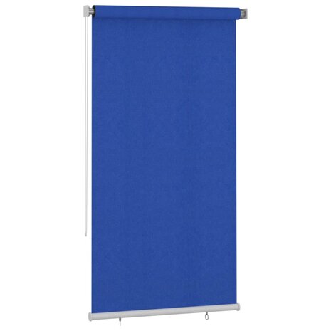 Rolgordijn voor buiten 120x230 cm HDPE blauw 2