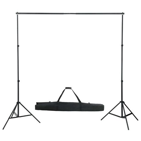 Fotostudioset met softboxlampen en achtergrond 8