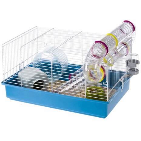 Ferplast Hamsterkooi Paula 46x29,5x24,5 cm blauw 57906411   1