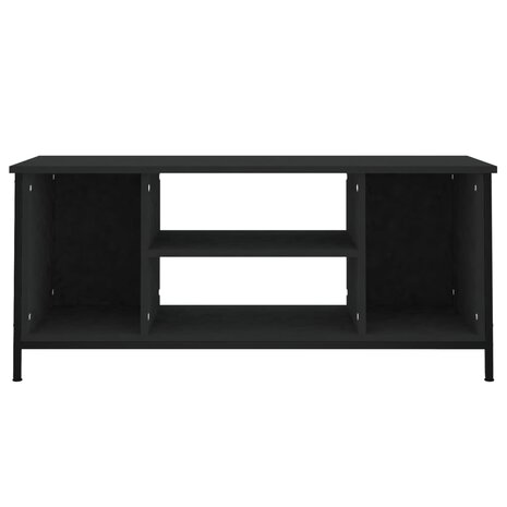 Tv-meubel 102x35x45 cm bewerkt hout zwart 5