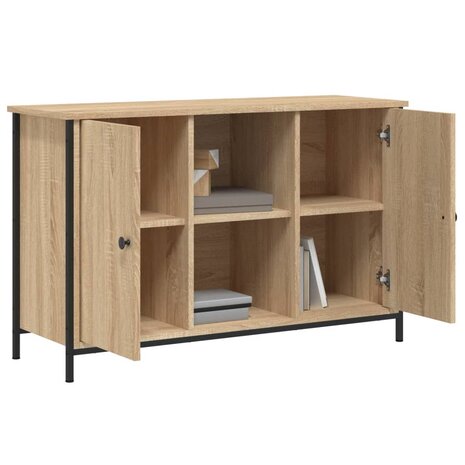 Tv-meubel 100x35x65 cm bewerkt hout sonoma eikenkleurig 4