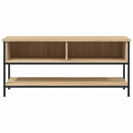 Tv-meubel 100x35x45 cm bewerkt hout sonoma eikenkleurig 4