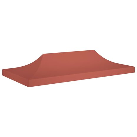 Partytentdak 270 g/m² 6x3 m terracotta 1