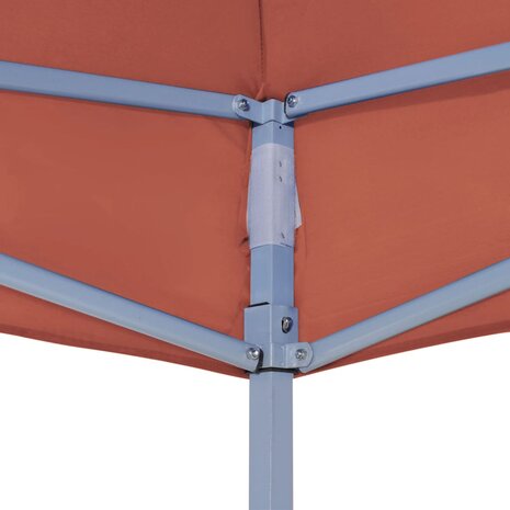 Partytentdak 270 g/m² 6x3 m terracotta 5