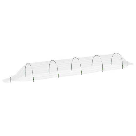 Kweektunnels 4 st 1,5x5 m glasvezel en polypropeen 7