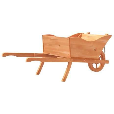 Plantenbak kruiwagen 128x45,5x43 cm massief vurenhout 5