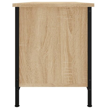 Tv-meubel 102x35x45 cm bewerkt hout sonoma eikenkleurig 7