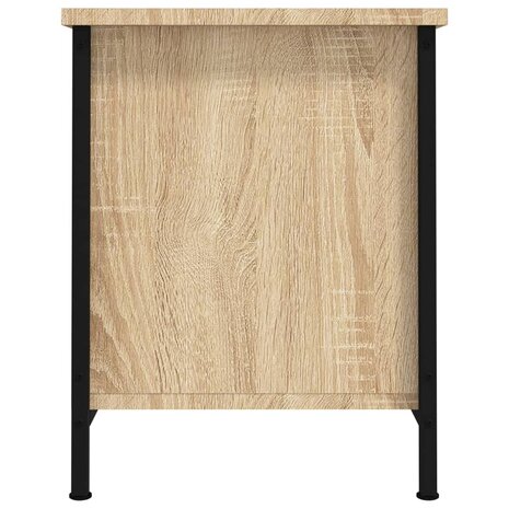 Tv-meubel met deuren 60x35x45 cm bewerkt hout sonoma eikenkleur 7