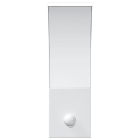 Buitenwandlamp LED met sensors gegoten aluminium wit 5