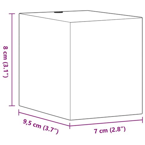 Buitenwandlampen 2 st gegoten aluminium zwart 7