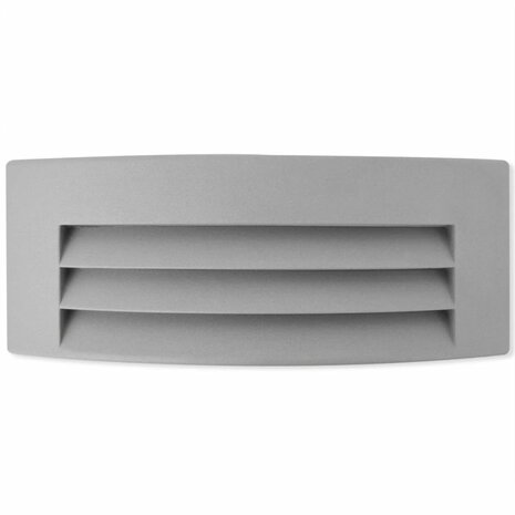 Wandlamp buiten grijs aluminium 3