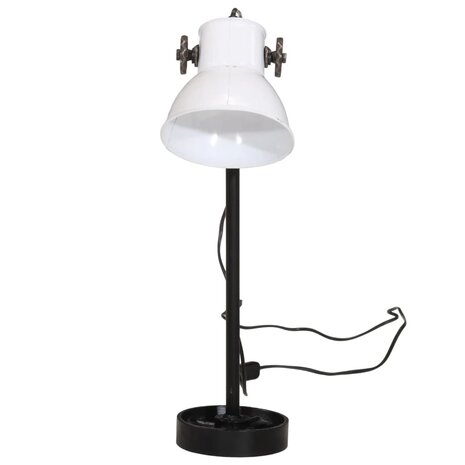 Bureaulamp 25 W E27 15x15x55 cm wit 3