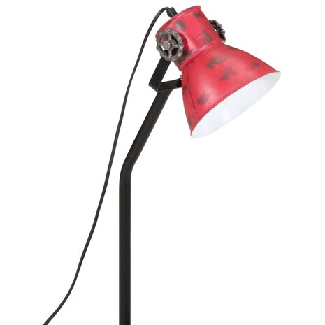 Bureaulamp 25 W E27 17x17x60 cm verweerd rood 7