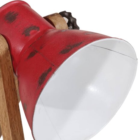 Bureaulamp 25 W E27 30x17x40 cm verweerd rood 7