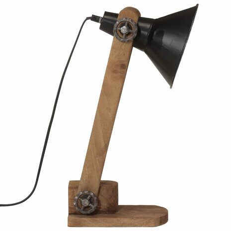 Bureaulamp 25 W E27 23x13x52 cm zwart 4