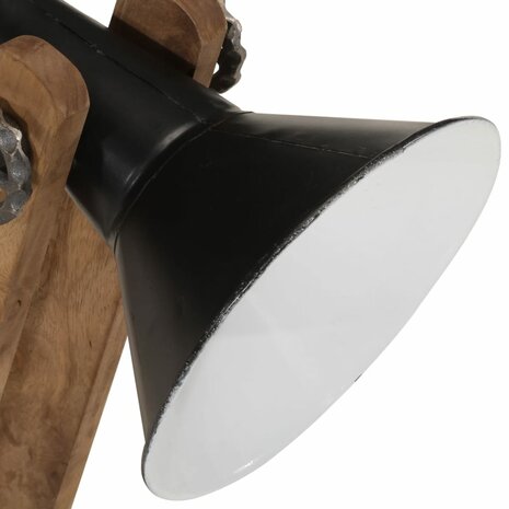 Bureaulamp 25 W E27 23x13x52 cm zwart 7