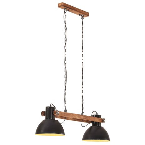 Hanglamp industrieel 25 W E27 109 cm zwart 1