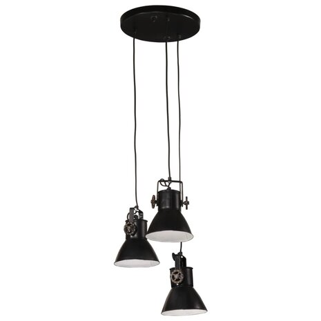 Hanglamp 25 W E27 30x30x100 cm zwart 2