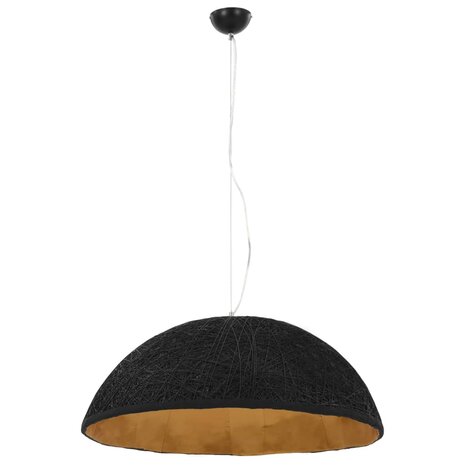 Hanglamp E27 Ø70 cm zwart en goud 3