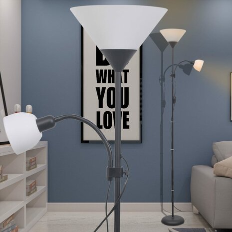 Vloerlamp zwart 1