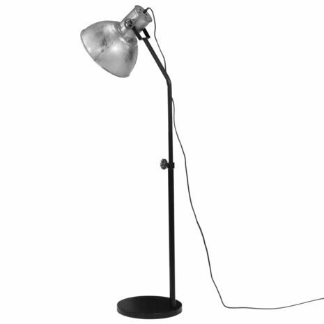 Vloerlamp 25 W E27 30x30x90-150 cm vintage zilverkleurig 5