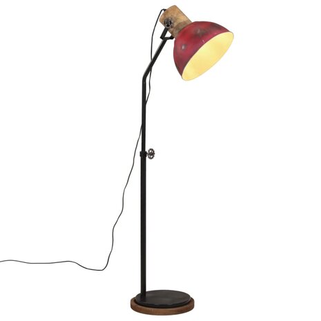 Vloerlamp 25 W E27 30x30x100-150 cm verweerd rood 1