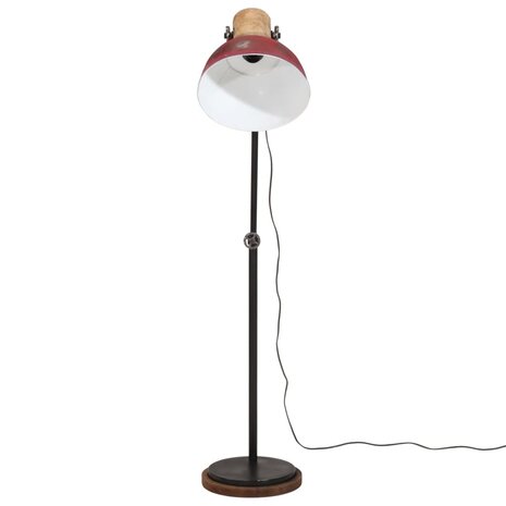 Vloerlamp 25 W E27 30x30x100-150 cm verweerd rood 3