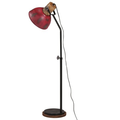 Vloerlamp 25 W E27 30x30x100-150 cm verweerd rood 5