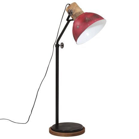 Vloerlamp 25 W E27 30x30x100-150 cm verweerd rood 6