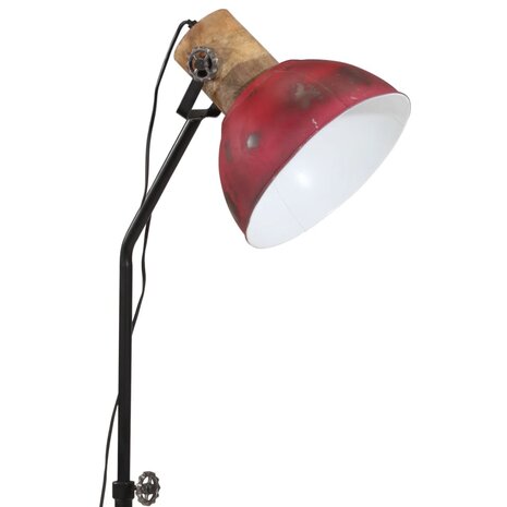 Vloerlamp 25 W E27 30x30x100-150 cm verweerd rood 8