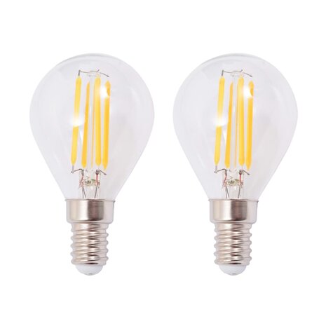 Wandlampen 2 st met LED 8 W 9