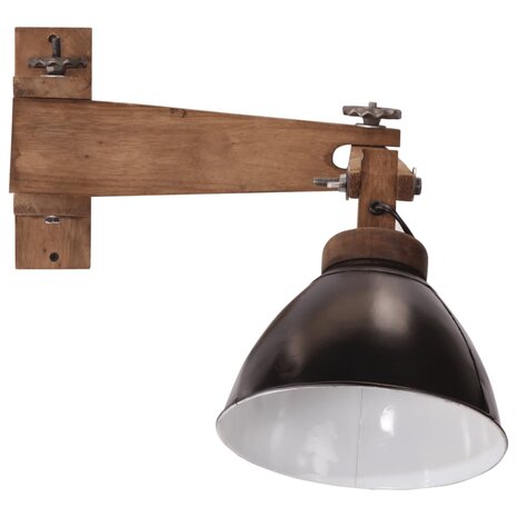 Wandlamp 25 W E27 zwart 3