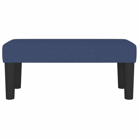 Bankje 70x30x30 cm stof blauw 3